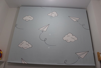 Enrollable infantil nubes