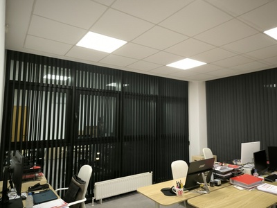 Cortina Vertical Bandalux Tejido Polyscreen 