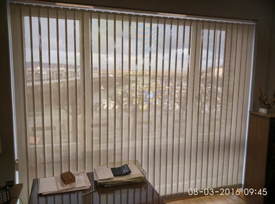 Cortina Vertical Bandalux Tejido Polyscreen 